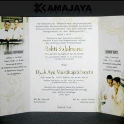 Bagian Dalam Undangan Fullclor Bekti - Dyah