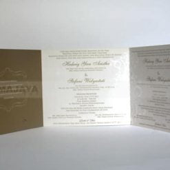 Bagian isi undangan Gold