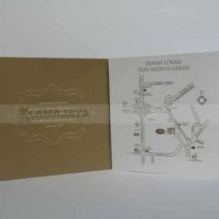 Sisi lipatan undangan gold distha - fanie