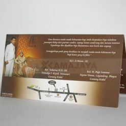 Cover Belakang Undangan Evi - Danar