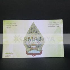 Cover Belakang Gunungan Wayang Undangan Ita - Jie