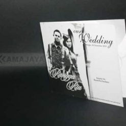 Undangan Softcover Hitam Rangga - Ria