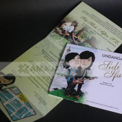 Cover dan isi undangan pernikahan sidi - ifa
