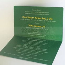 bagian dalam undangan sisi - nana
