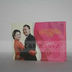 Cover depan undangan Emel - Endra