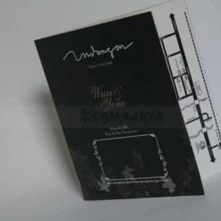 Cover Undangan Hitam Softcover Wuri Yono