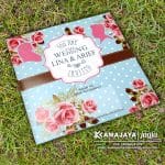 undangan nikah hijau toska vintage