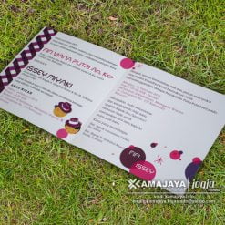 undangan pernikahan karikatur fifi issey