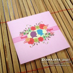 Undangan Warna Pink Photo Siluet