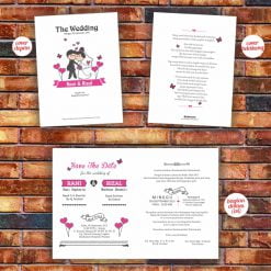 Undangan Jogja Murah Pink Magenta