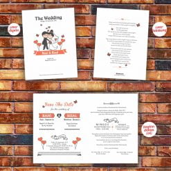 Undangan Jogja Murah Orange