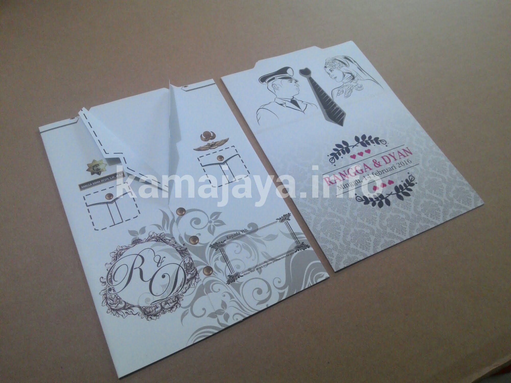 Undangan Desain Baju Perwira