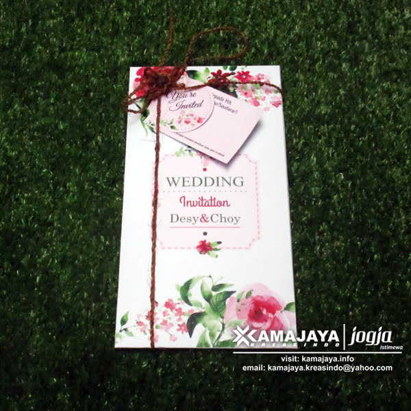 undangan semi hardcover vintage