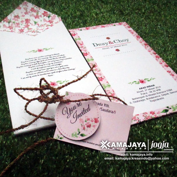 undangan semi hardcover murah
