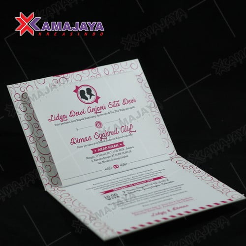 Harga Kartu Undangan Pernikahan Minimalis