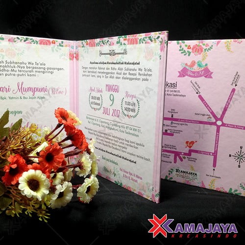 Desain Kartu Undangan Pernikahan Minimalis