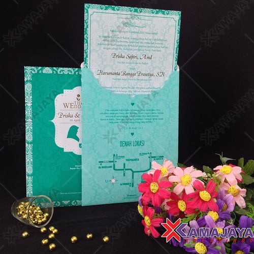 Contoh Desain Surat Undangan Pernikahan Kamajaya Kreasindo
