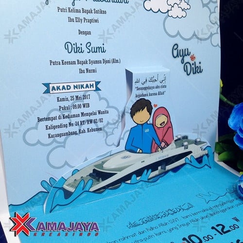 Contoh Desain Surat Undangan Pernikahan