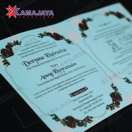 Contoh Undangan Pernikahan Unik Dan Elegan